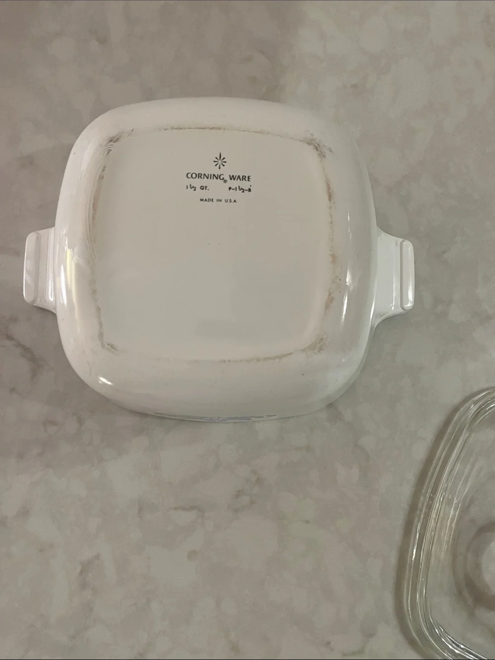 Vintage CorningWare Blue Cornflower Casserole Baking Dish 1 1/2 Quart with Lid